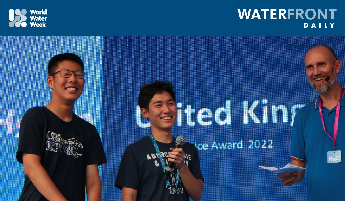 Behind the scenes...with Stockholm Junior Water Prize finalists